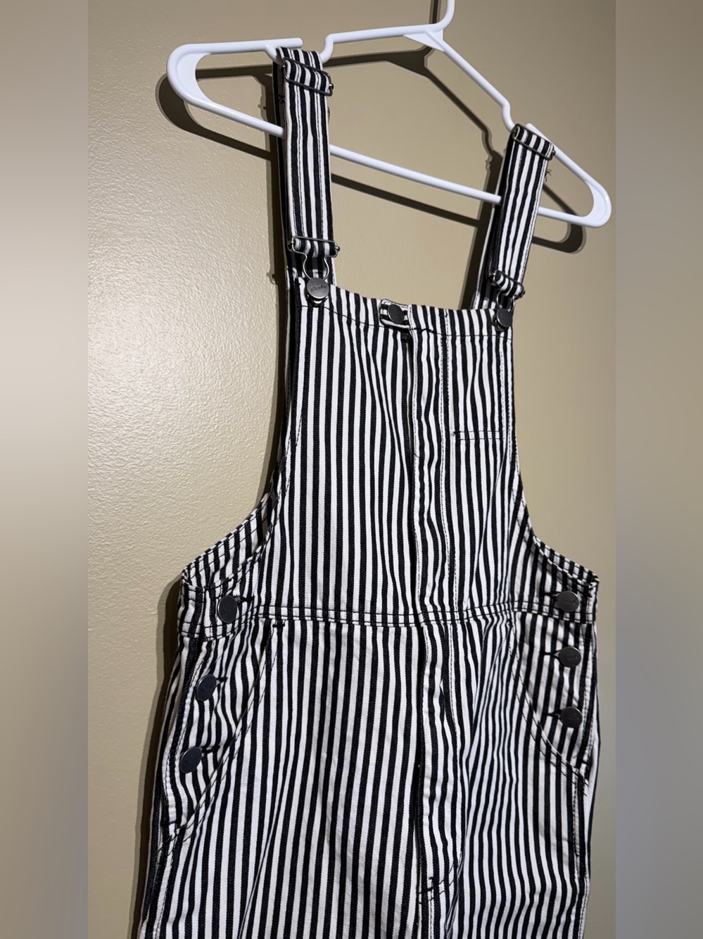 Afends. 100% Cotton Striped Straight Leg Dungarees - Picture 4 of 16